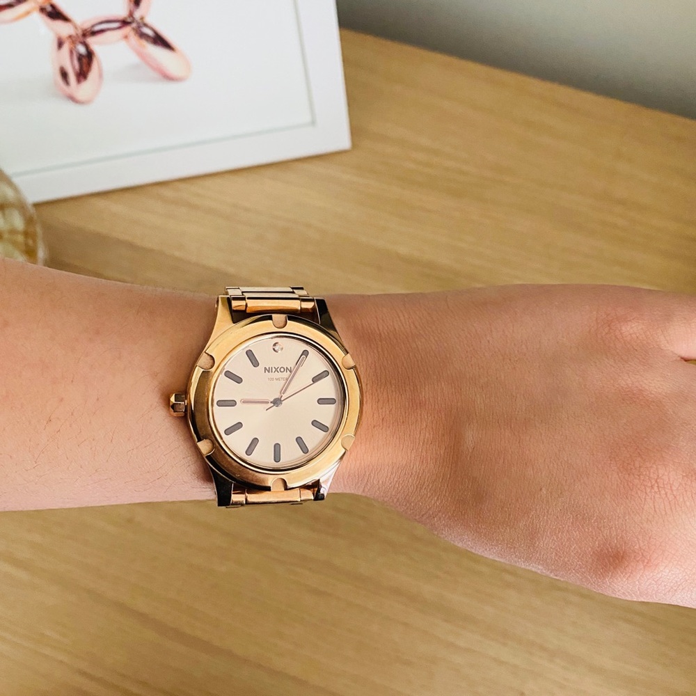 Nixon The Camden Watch in Rose Gold